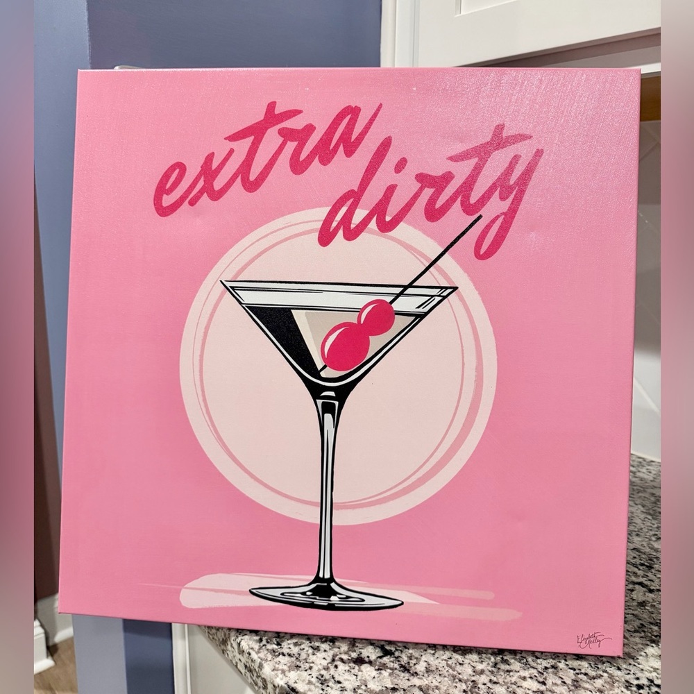 Elizabeth Medley Extra Dirty Martini Canvas Print